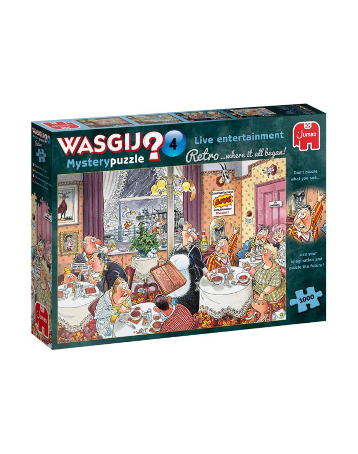 Jumbo Puzzle Wasgij Mystery Retro 4 Rozrywka Na Żywo 1000El. główny