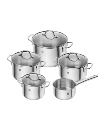 Zwilling Zestaw Garnków Stalowych X5 Pokrywa X4