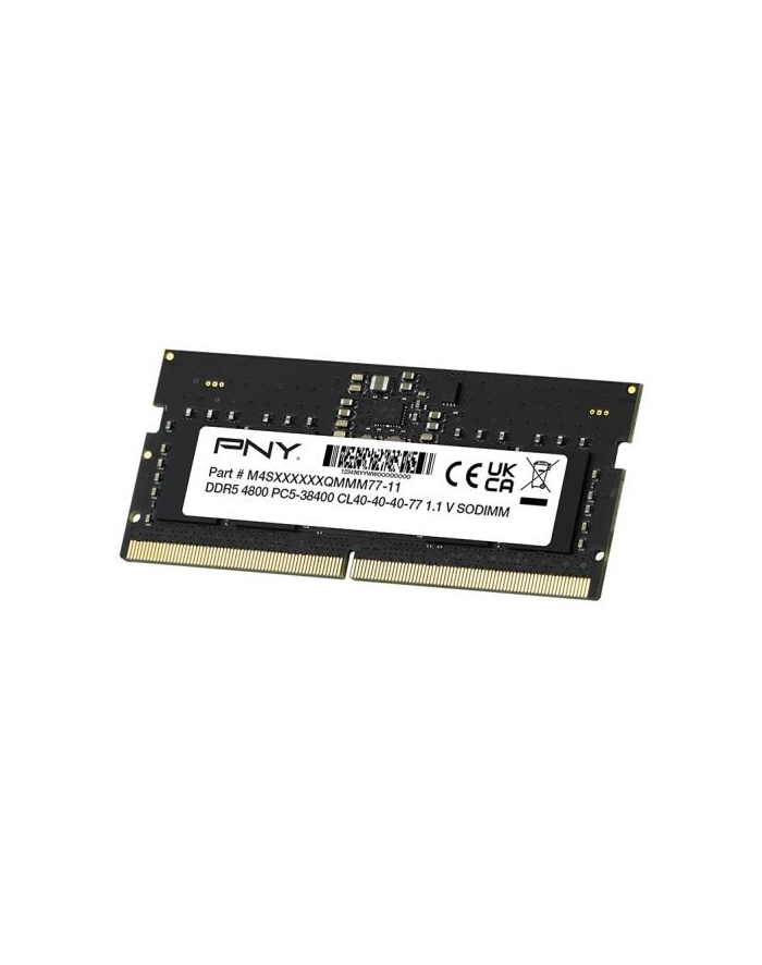 pny Pamięć do notebooka 16GB DDR5 SODIMM 4800 MN16GSD54800-BLK główny