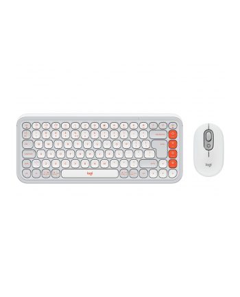 LOGITECH POP ICON COMBO - OFF WHITE - ZESTAW BEZPRZEWODOWY