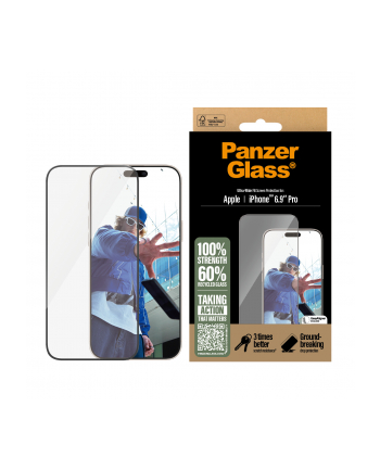 PanzerGlass Screen Pczerwonyector iPhone 16 Pro Max | Ultra-Wide Fit