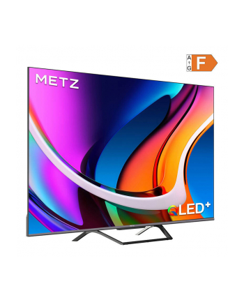 metz 55'', UHD, Google TV, Black, QLED 60Hz, DV, 300nits, DA, AV1, 2x10W, Energy F, BT5.1, WiFi5G, 3 HDMI 2.0, 2xUSB, 24 months