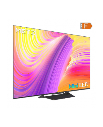 metz 65'', UHD, Google TV, Black, miniLED 120Hz, DV IQ, 550/1000nits, DA, AV1, 2x15W, Energy F, BT5.1 WiFi5G, 3 HDMI 2.1, 2xUSB, 24 months