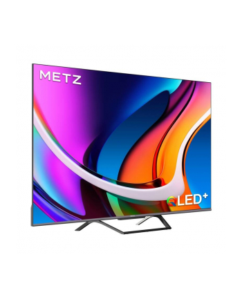 metz 65'', UHD, Google TV, Black, QLED 60Hz, DV, 350nits, DA, AV1, 2x10W, Energy F, BT5.1, WiFi5G, 3 HDMI 2.0, 2xUSB, 24 months