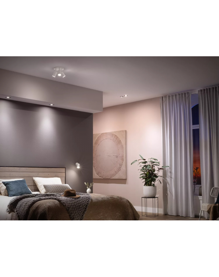 PHILIPS HUE White ambiance GU10 4,2W 2szt. (929003666702) główny