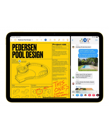 apple iPad 10.9 cala Wi-Fi 256GB Żółty