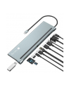 techly Stacja dokująca notebook USB-C na HDMI/DP/VGA/USB-A/RJ45/SD/USB-C PD - nr 1