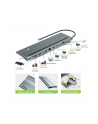 techly Stacja dokująca notebook USB-C na HDMI/DP/VGA/USB-A/RJ45/SD/USB-C PD - nr 24