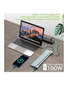 techly Stacja dokująca notebook USB-C na HDMI/DP/VGA/USB-A/RJ45/SD/USB-C PD - nr 2