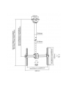 techly Uchwyt sufitowy 37-70 cali 50kg regulacja - nr 4