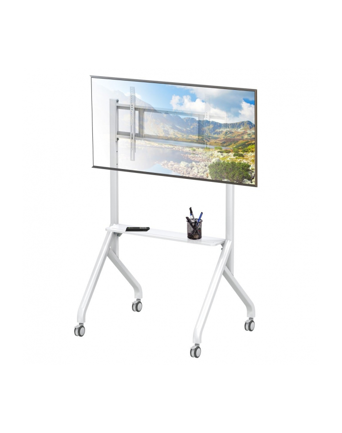 techly Stojak mobilny TV 56-100 cali do 100kg regulowany półka AV główny