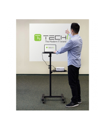 techly Mobilny stolik do projektora metalowy
