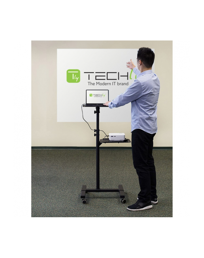 techly Mobilny stolik do projektora metalowy główny