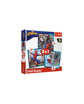 trefl PUZZLE 3w1 Pajęczy przyjaciele/Disney Marvel 34874