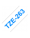 Taśma Brother 32mm BLUE ON WHITE - nr 34