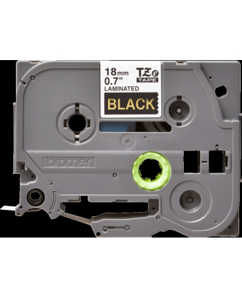 Taśma Brother 18mm Gold on Black nr 2