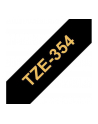 Taśma Brother 24mm Gold on Black - nr 34