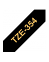 Taśma Brother 24mm Gold on Black - nr 39