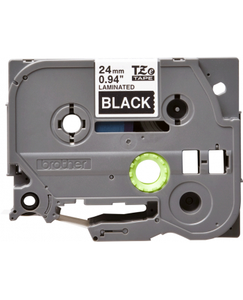 Taśma Brother 24mm White on Black