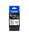 Taśma Brother 12mm BLACK ON WHITE FLEXIBLE ID - nr 17