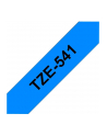 Taśma Brother 18mm BLACK ON BLUE - nr 62