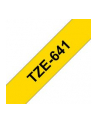 Taśma Brother 18mm BLACK ON YELLOW - nr 58