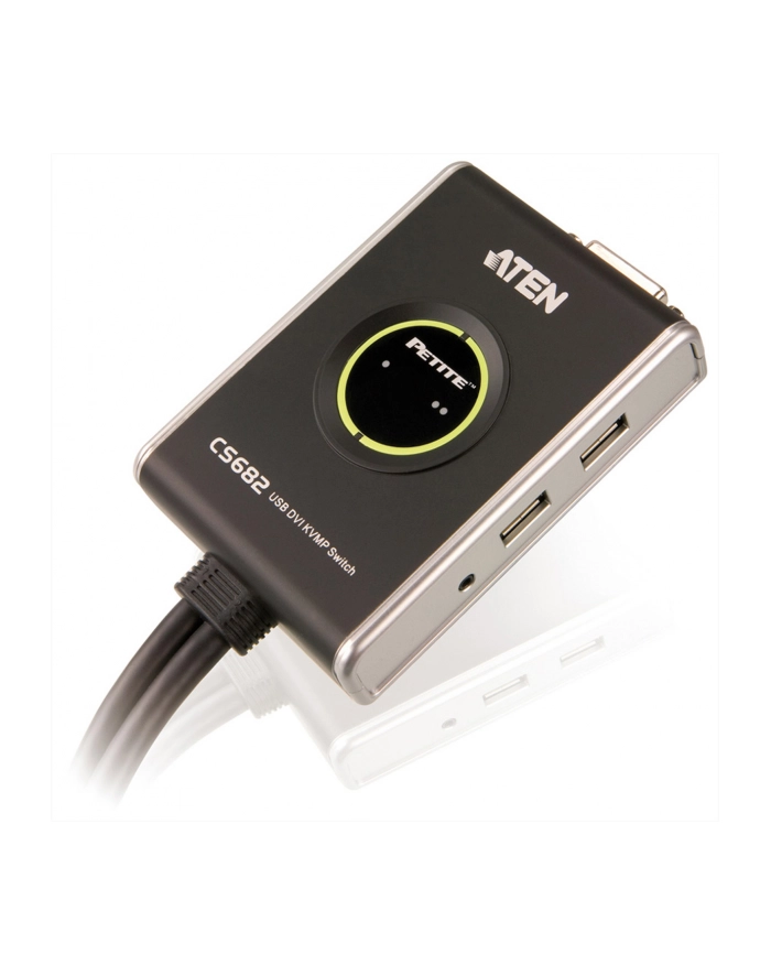 ATEN KVM 2/1 CS-682 USB-2.0 DVI KVMP główny