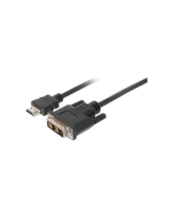 Kabel HDMI Typ A <--> DVI-D M dł.3m główny