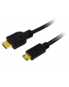 LOGILINK Kabel HDMI-Mini HDMI, wersja Gold, dł. 1,5m - nr 1