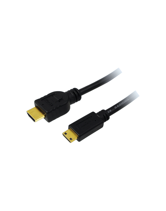 LOGILINK Kabel HDMI-Mini HDMI, wersja Gold, dł. 1,5m główny