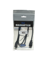 Manhattan Kabel monitorowy HDMI/HDMI 1.4 Ethernet 1m czarny niklowane złącza - nr 22