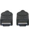 Manhattan Kabel monitorowy HDMI/HDMI 1.4 Ethernet 1m czarny niklowane złącza - nr 26
