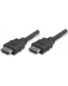 Manhattan Kabel monitorowy HDMI/HDMI 1.4 Ethernet 1m czarny niklowane złącza - nr 28