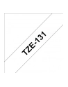 Taśma Brother 12mm BLACK ON CLEAR - nr 20