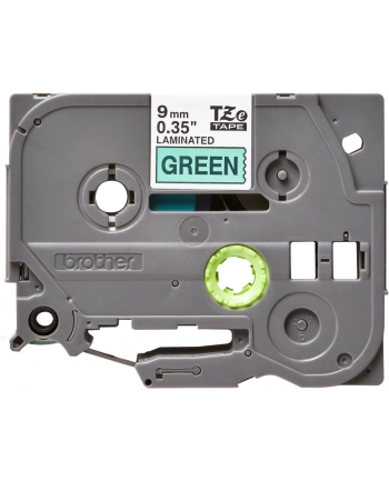 Taśma Brother 9mm BLACK ON GREEN