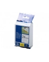 Taśma Brother 24mm BLACK ON WHITE ADHESIVE TAPE - nr 11