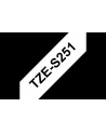 Taśma Brother 24mm BLACK ON WHITE ADHESIVE TAPE - nr 13