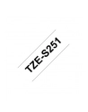 Taśma Brother 24mm BLACK ON WHITE ADHESIVE TAPE - nr 33