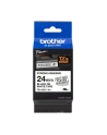 Taśma Brother 24mm BLACK ON WHITE ADHESIVE TAPE - nr 50