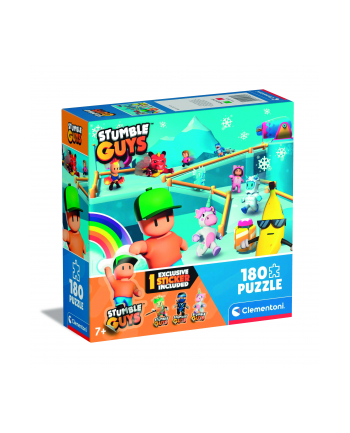 clementoni - puzzle CLE puzzle 180 Impossible Stumble Guys 29323