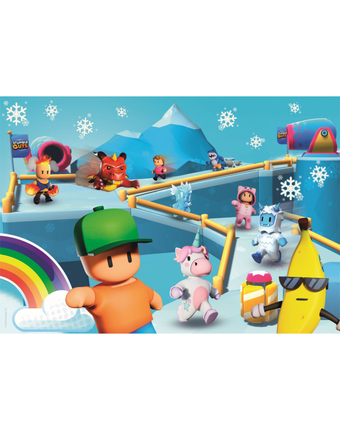 clementoni - puzzle CLE puzzle 180 SuperKolor Stumble Guys 29324 główny