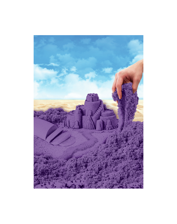 spin master SPIN Kinetic Sand piasek907g  fioletowy 6061465 /3 główny