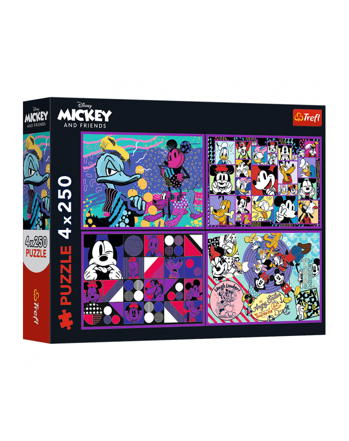 trefl PUZZLE 4x250 Seria przygód MyszkiMiki/Disney 13308 główny