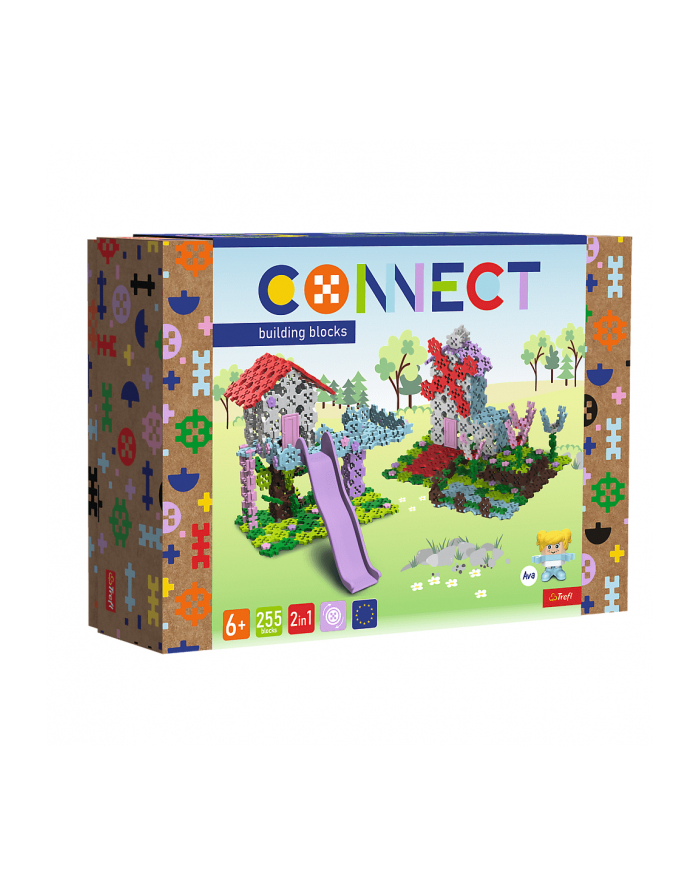 TREFL klocki Connect Domek/Wiatrak L 61978 główny