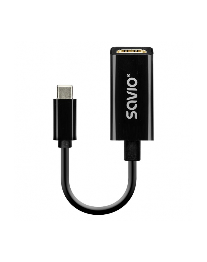 savio Adapter USB-C (M) - HDMI (F), 4K, 30Hz, plastik, AK-79 główny