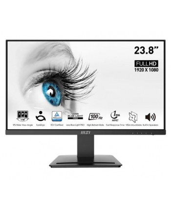 msi Monitor PRO MP243X 24 cale/LED/FHD/Flat/100Hz/Black nr 1