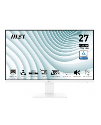 msi Monitor PRO MP273AW 27 cali LED/FHD/Flat/100Hz/White