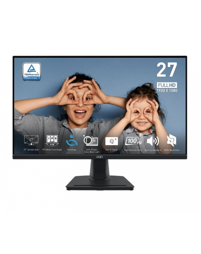 msi Monitor PRO MP275 27 cali /LED/FHD/Flat/100Hz/Black główny