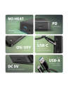 axagon HMC-U4 Wieloportowy hub USB 12in1 USB 4.0 40Gbps LAN HDMI DP PD audio - nr 9