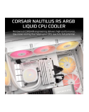 corsair Chłodzenie CPU NAUTILUS 360 ARGB 360 mm białe